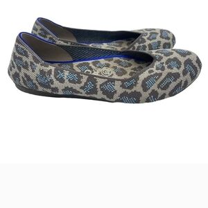 Rothy's Gray and Blue Flats Sleek Comfort